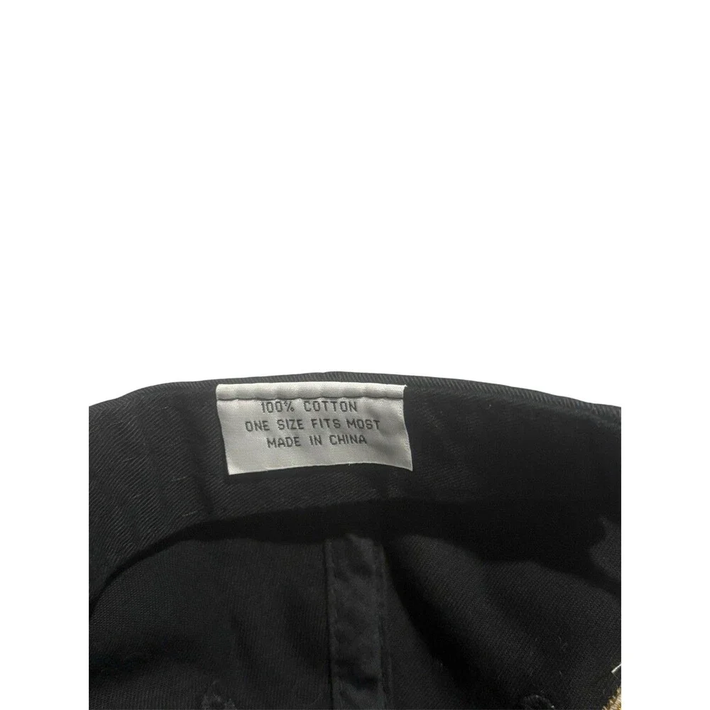 Coca-Cola Blāk embroidered adjustable OSFM baseball hat RARE